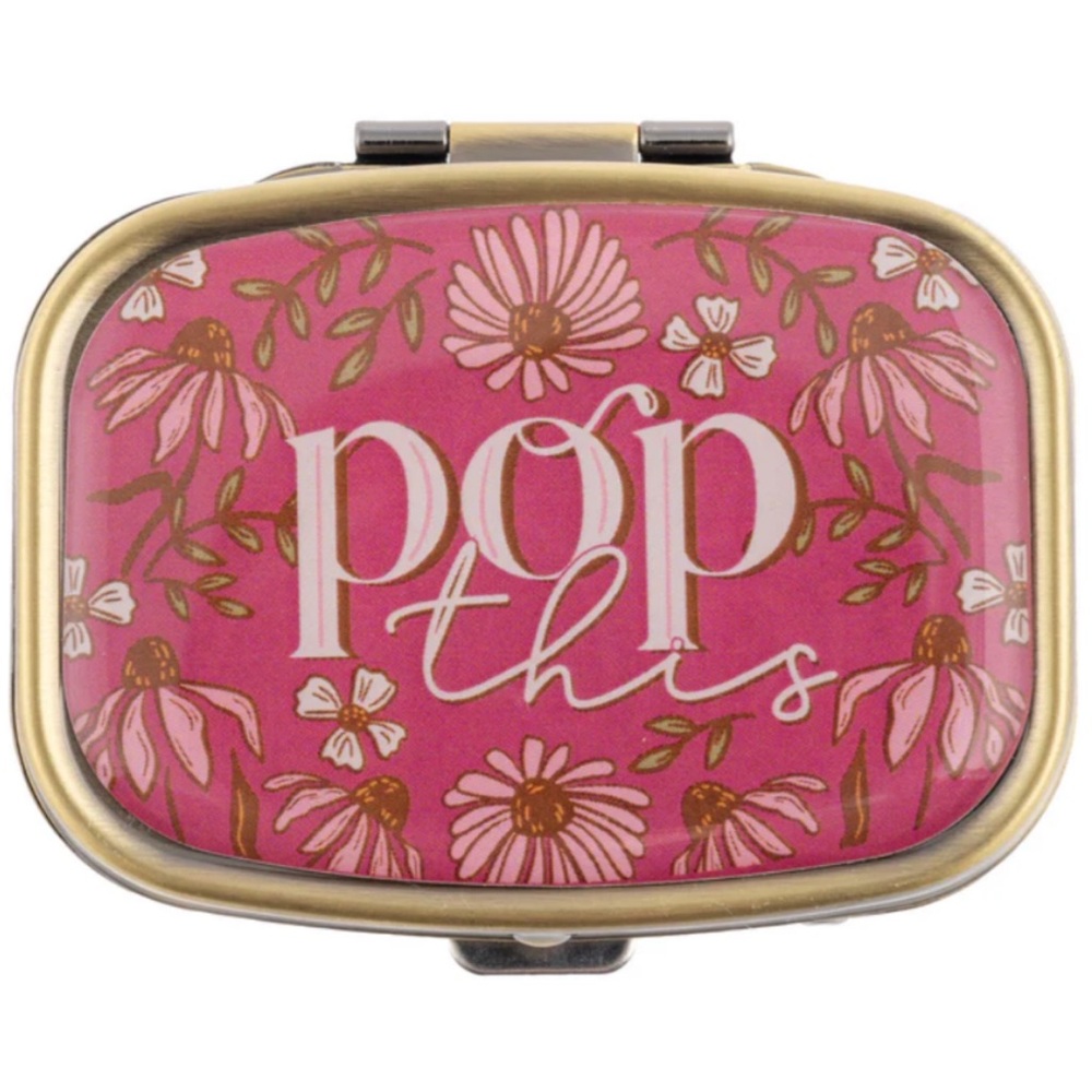 Karma Pop This Small Metal Pill Case